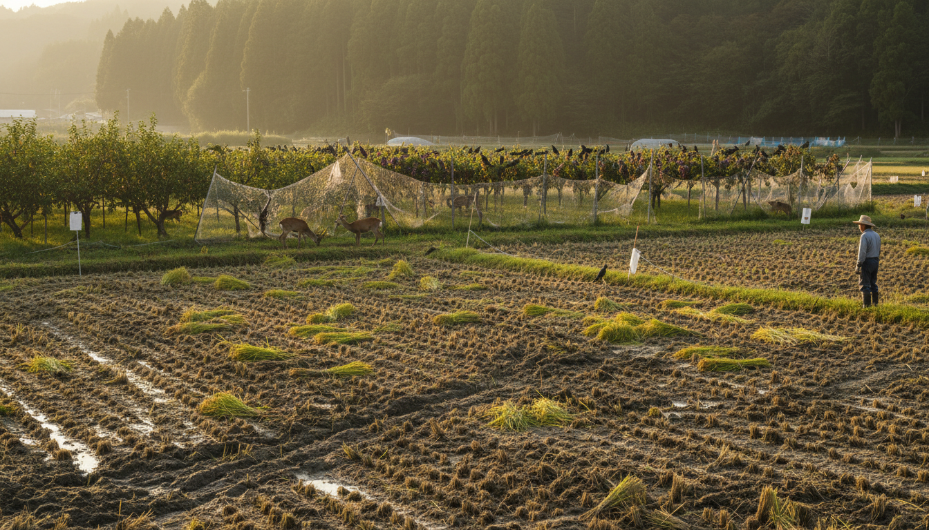 【2026年最新版】獣による農作物被害の現状と対策｜シカ・イノシシだけじゃない「本当の敵」は？
